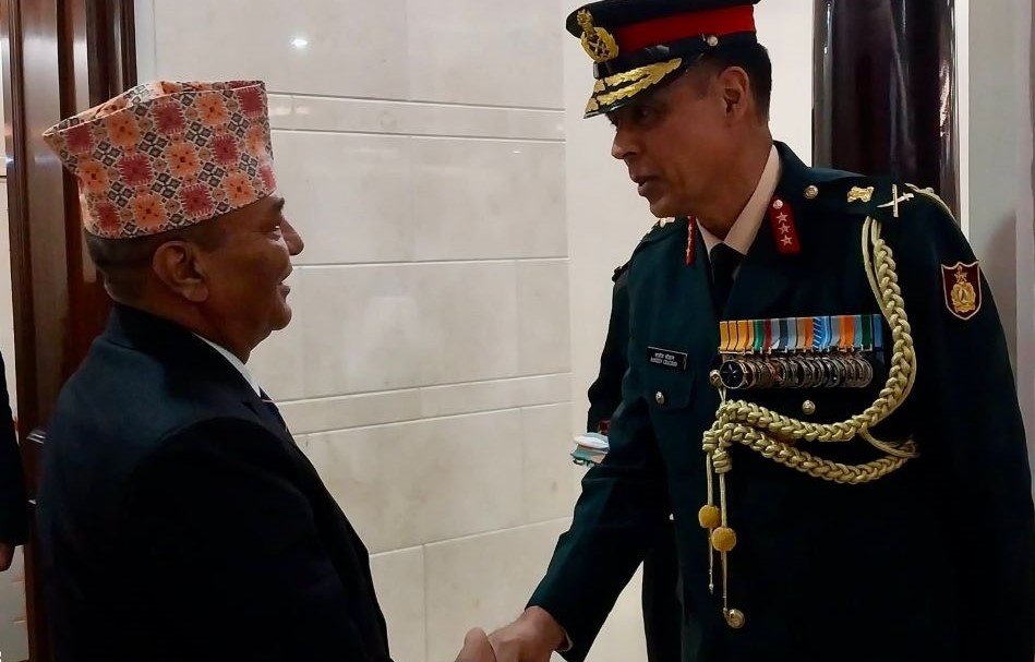 CHIEF OF ARMY STAFF, NEPALI ARMY ARRIVES ON A VISIT TO INDIA